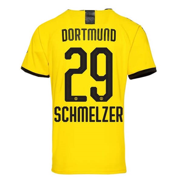 Tailandia Camiseta Borussia Dortmund NO.29 Schmelzer 1ª Kit 2019 2020 Amarillo